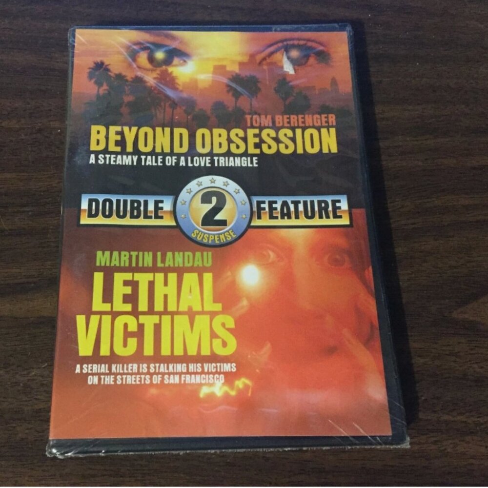 NEW SEALED Beyond Obsession & Lethal Victims DVD DOUBLE FEATURE Tom Berenger
